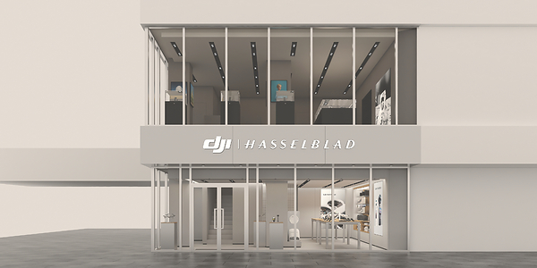 DJI 與 Hasselblad 表參道旗艦店外觀概念圖