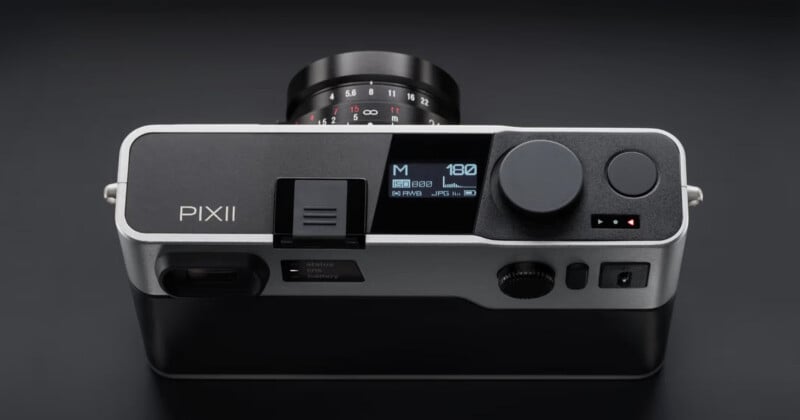 Pixii Max 數位旁軸相機,俯視圖